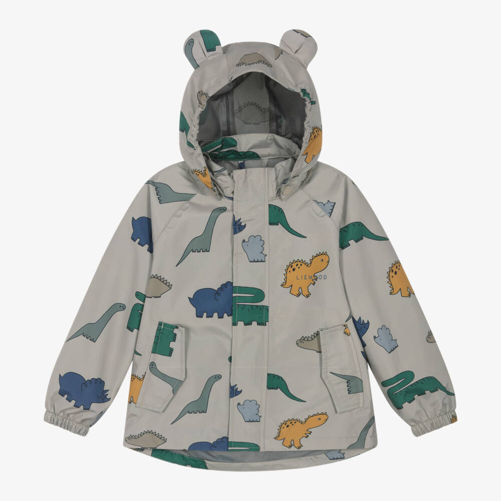 Liewood-Young Adventurer Dino Beige Jacket | Childrensalon Outlet