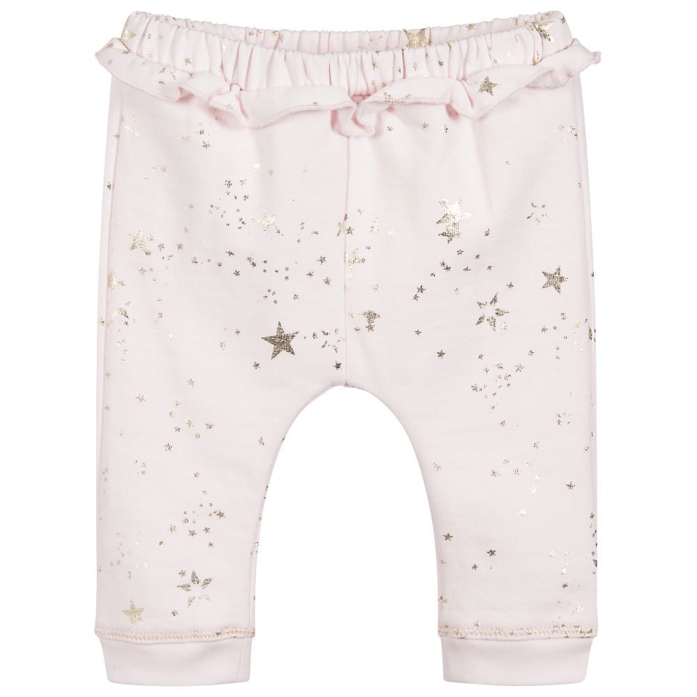 Lili Gaufrette - Baby Girls Cotton Trousers | Childrensalon