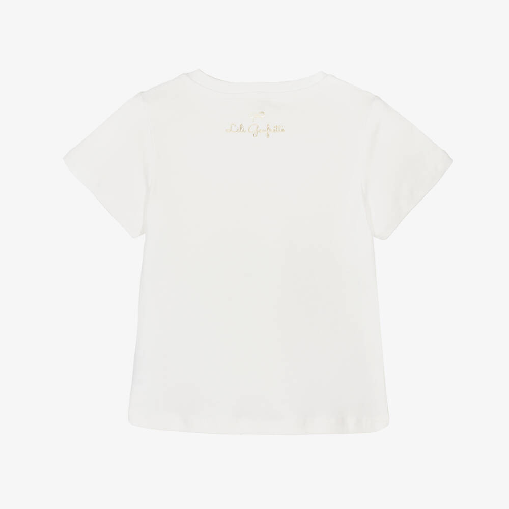 Lili Gaufrette-Girls Cotton Balloon Ballet Tee | Childrensalon Outlet