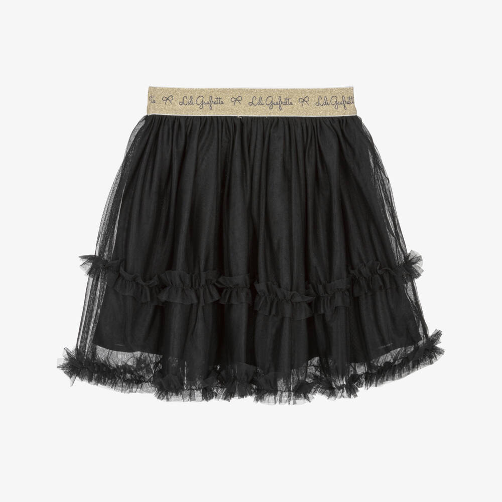 Lili Gaufrette-تنورة توتو سوداء أنيقة للبنات | Childrensalon Outlet