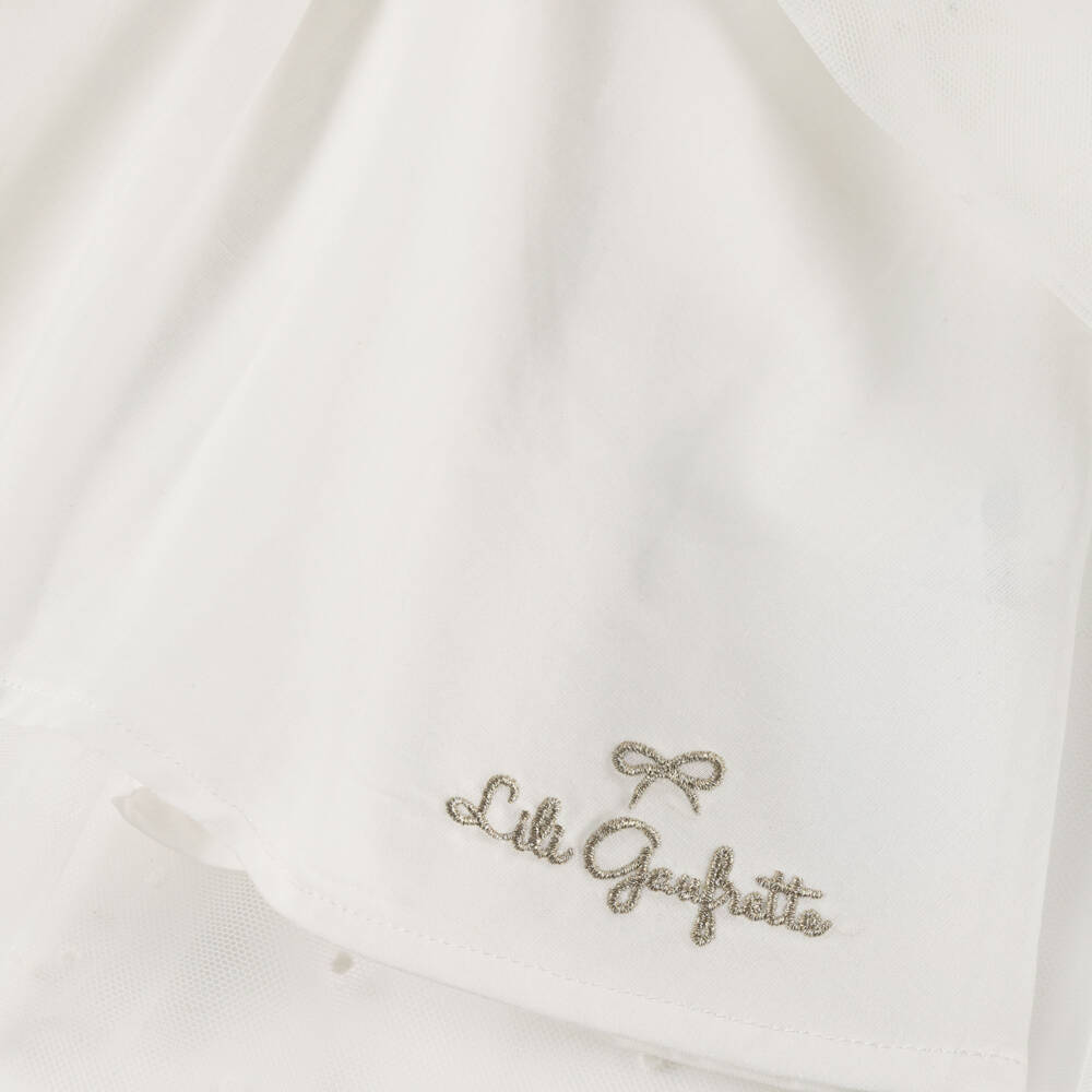 Lili Gaufrette-تنورة تول عاجي للبنات | Childrensalon Outlet