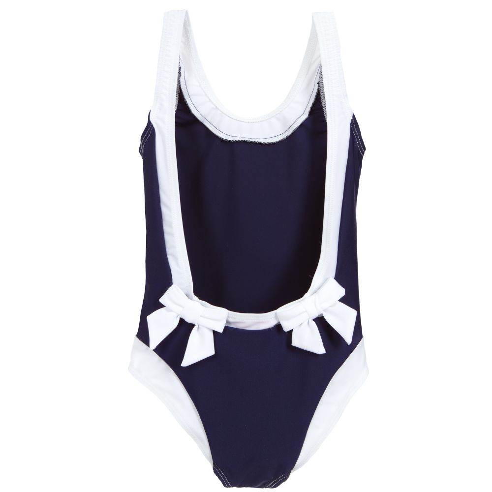 Girls navy blue swimsuit on sale