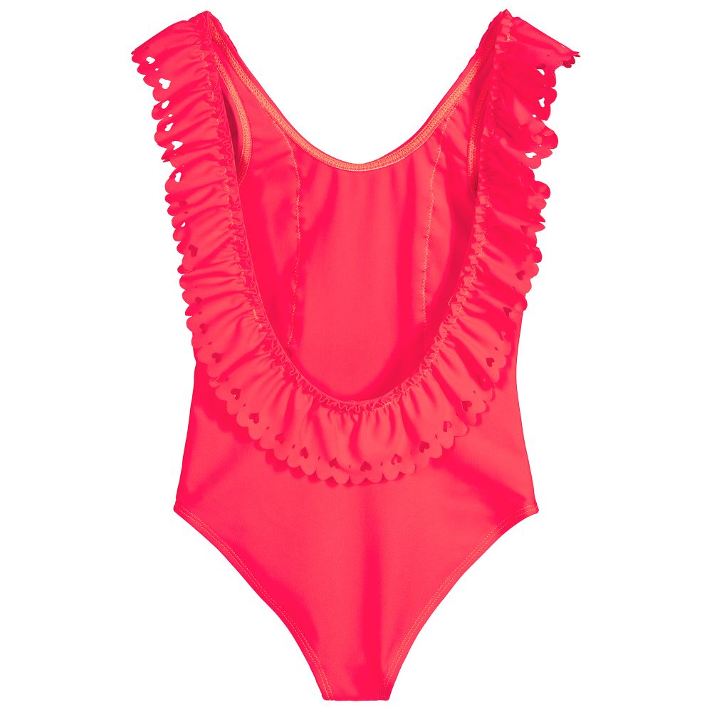 Lili Gaufrette - Girls Neon Pink Swimsuit | Childrensalon Outlet
