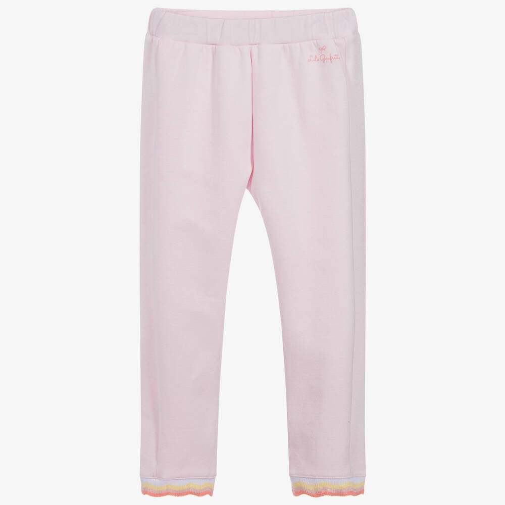 Lili Gaufrette-Girls Pink Joggers | Childrensalon Outlet