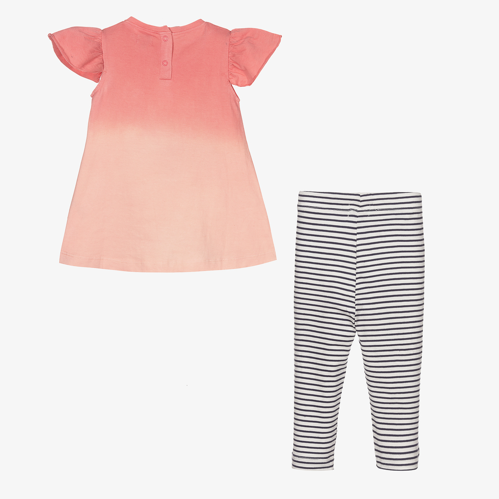 Lilly and Sid-Cotton Dress & Leggings Set | Childrensalon Outlet