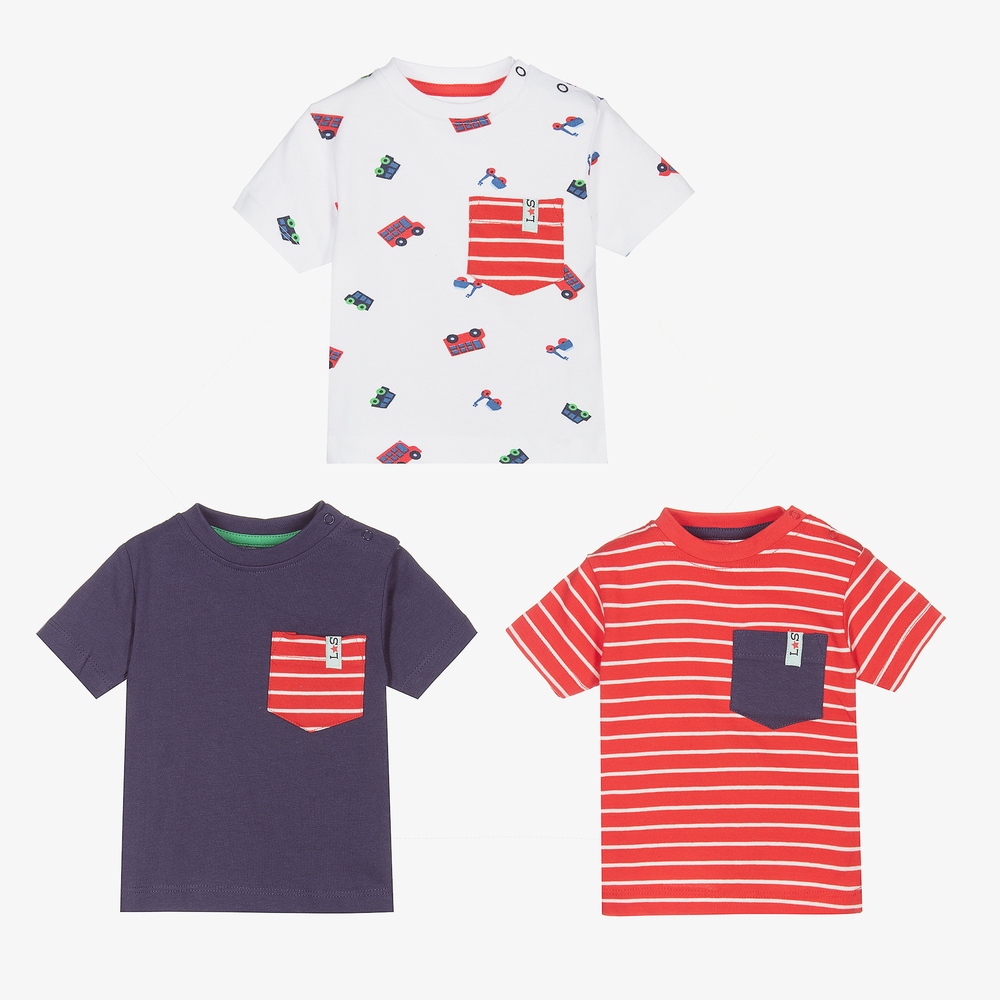 Lilly and Sid - Organic Cotton Tops (3 Pack) | Childrensalon