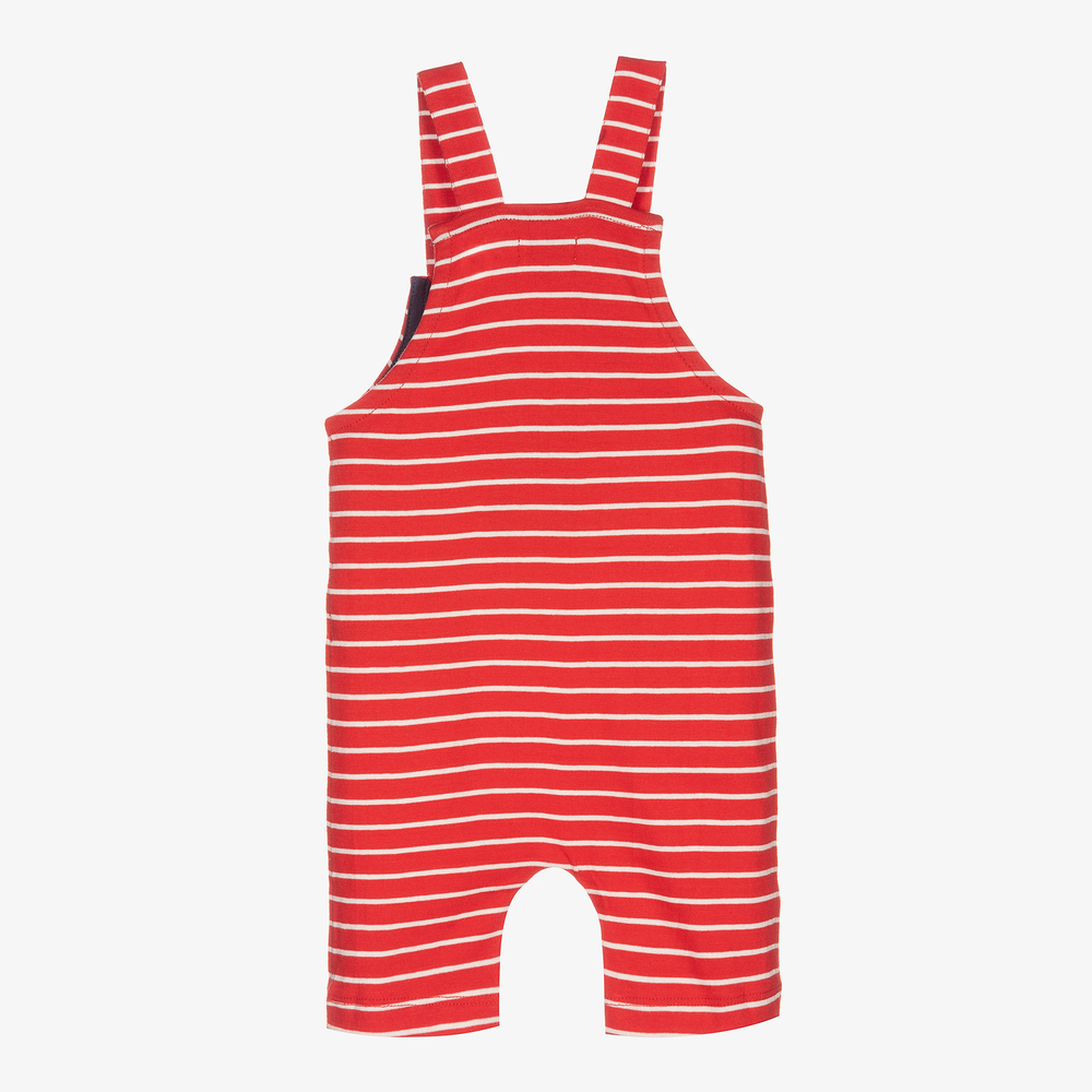 Red dungaree shorts shop