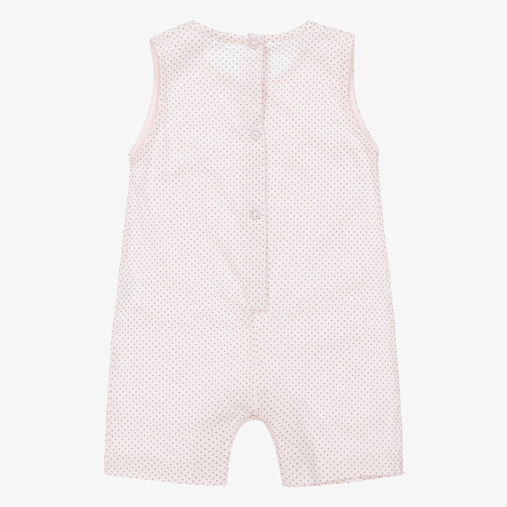 Linn-Baby Girls Pink Cotton Shortie | Childrensalon Outlet