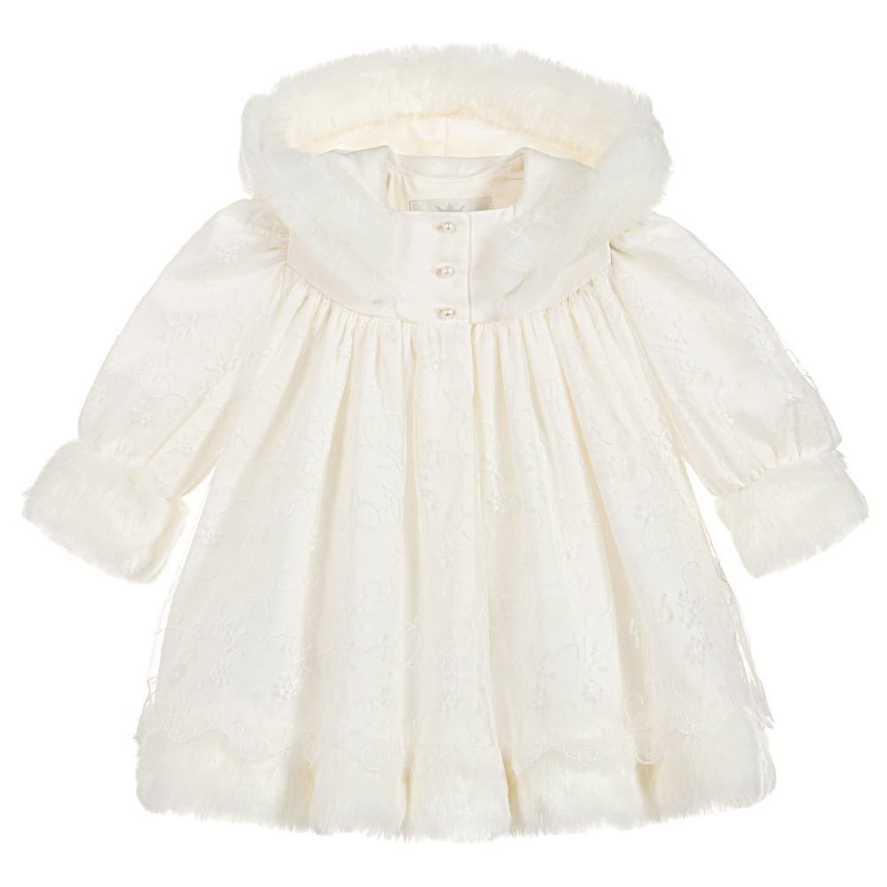 Little Darlings Occasion - Baby Girls Ivory ANGEL Dress  | Childrensalon