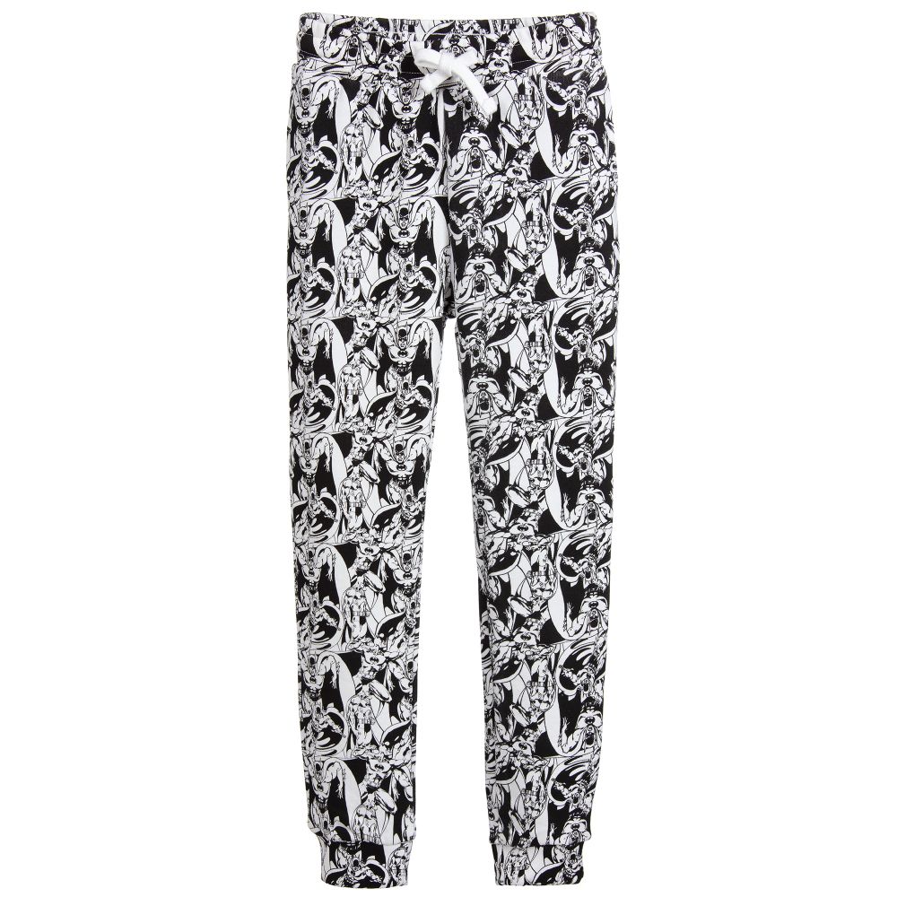 Little Eleven Paris - Cotton Batman Joggers | Childrensalon Outlet