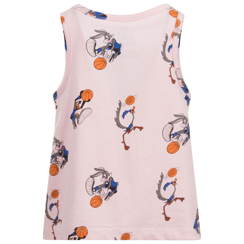 ليتل إليفن باريس-توب 'باغز باني' قطن لون زهري للبنات | Childrensalon Outlet