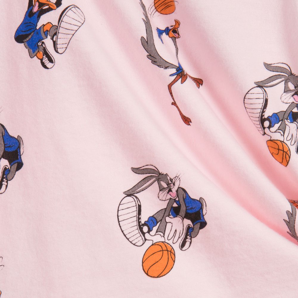 ليتل إليفن باريس-توب 'باغز باني' قطن لون زهري للبنات | Childrensalon Outlet