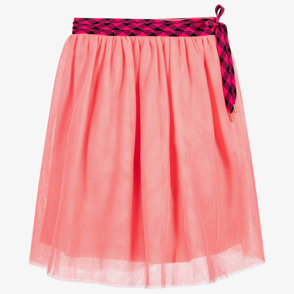 LITTLE MARC JACOBS - Girls Pink Tulle Skirt | Childrensalon