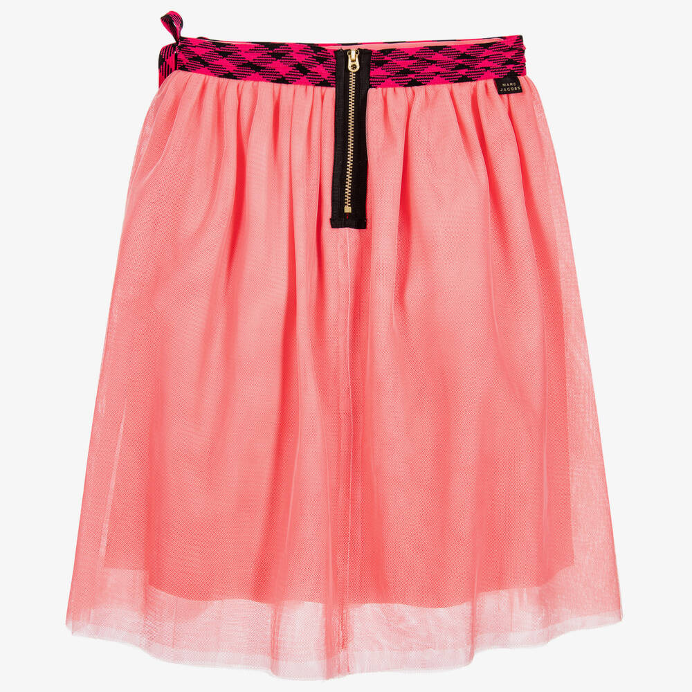 LITTLE MARC JACOBS-Girls Pink Tulle Skirt | Childrensalon Outlet