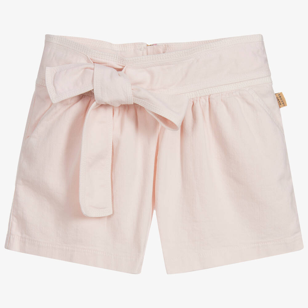 LITTLE MARC JACOBS - Pink Denim Shorts | Childrensalon