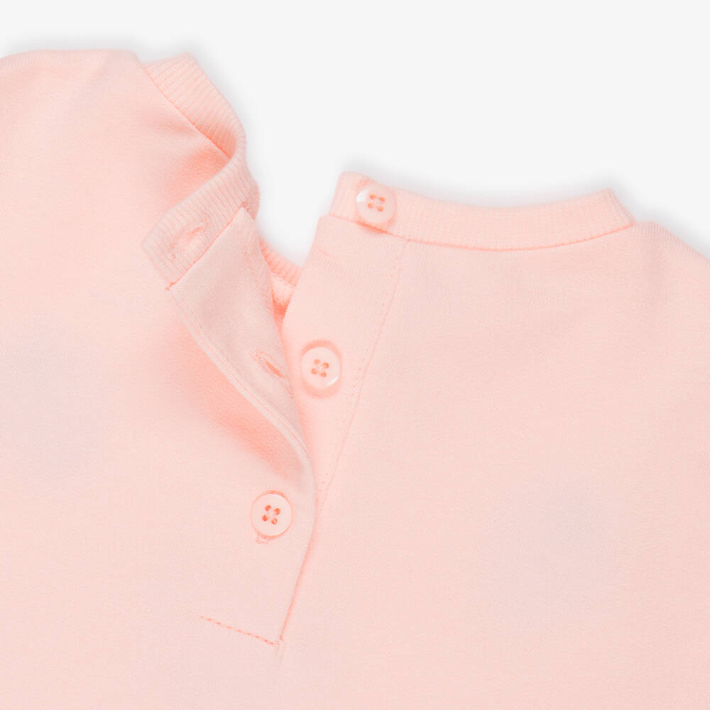 Little Me-Baby Girls Pink Cotton Strawberry Shorts Set | Childrensalon Outlet