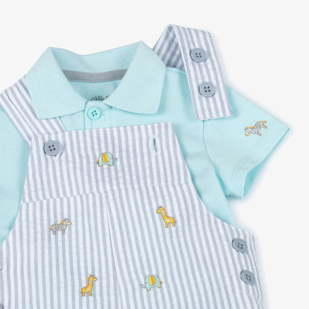 ليتل مي-طقم مغامرات السفاري الأخضر للأولاد | Childrensalon Outlet