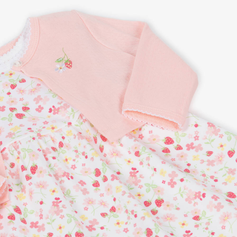Little Me-Girls Pink Berry Delight Dress Ensemble | Childrensalon Outlet