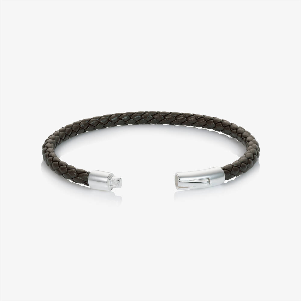 Little Star-Boys Brown Leather Bracelet Duo | Childrensalon Outlet