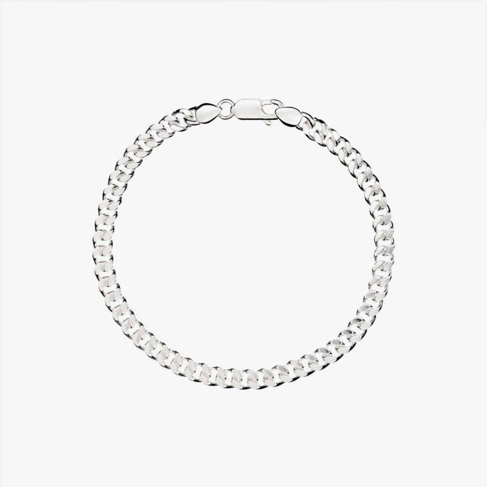 Little Star-Boys Silver Classic Chain Bracelet | Childrensalon Outlet