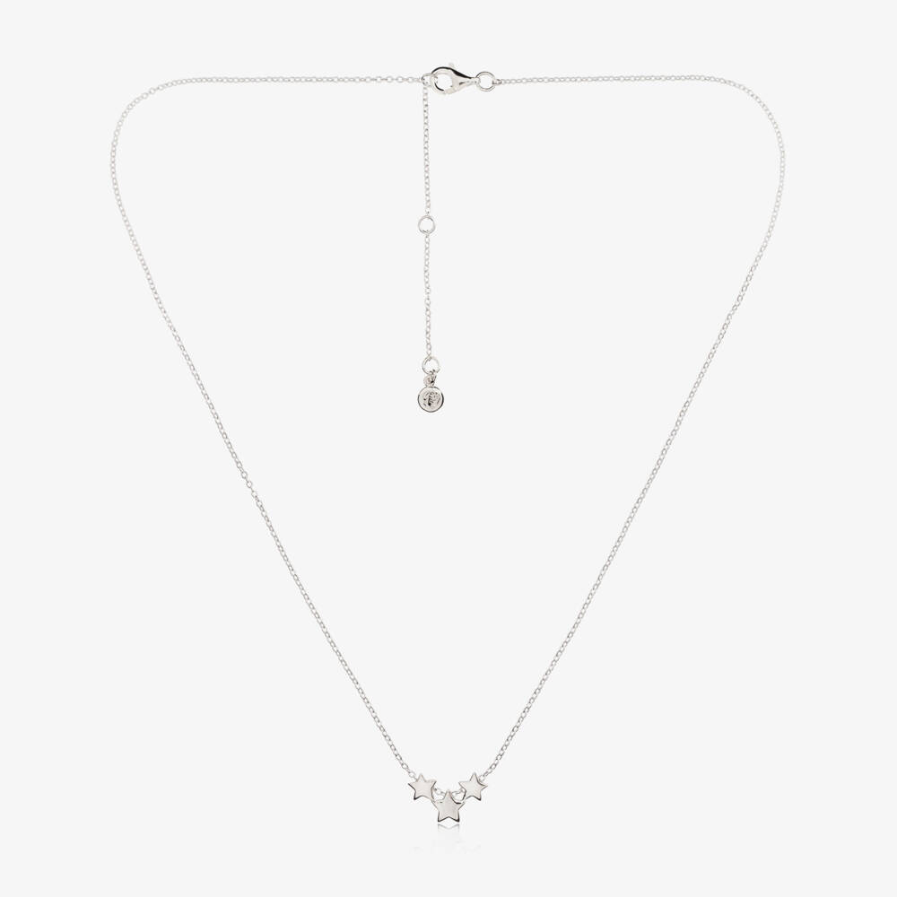 Little Star-Girls Elegant Silver Star Necklace | Childrensalon Outlet