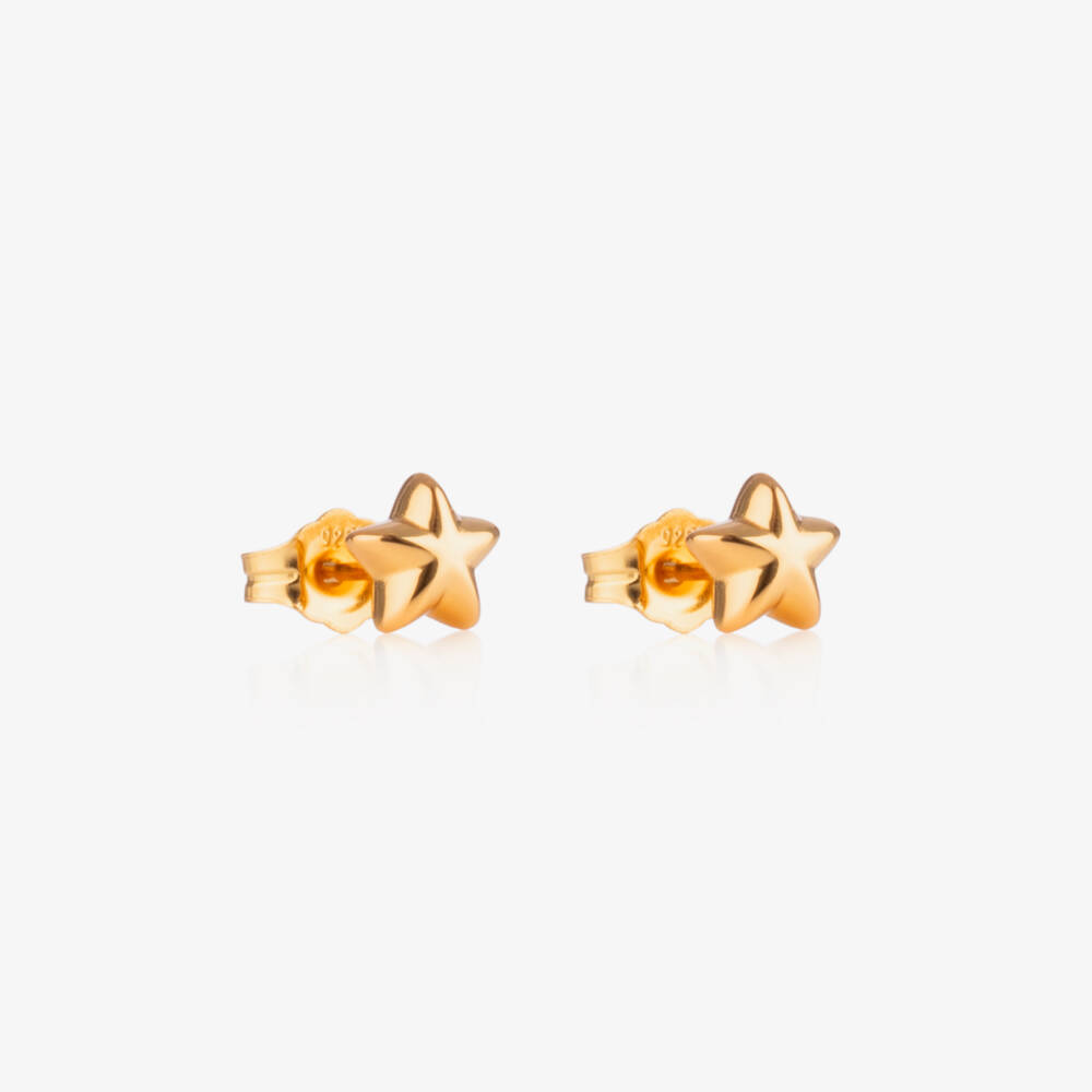 Little Star-أقراط ذهبية براقة للبنات | Childrensalon Outlet