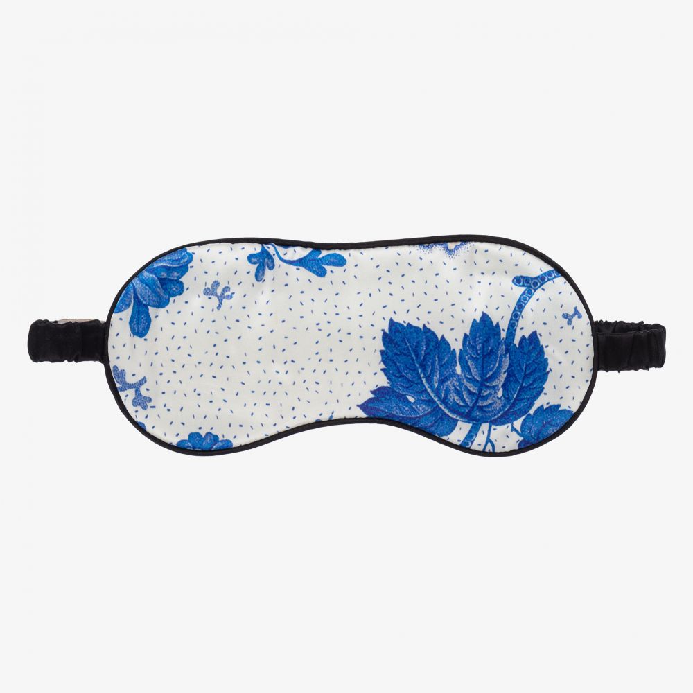 LiTTLE YOLKE-Floral Silk Eye Mask | Childrensalon Outlet