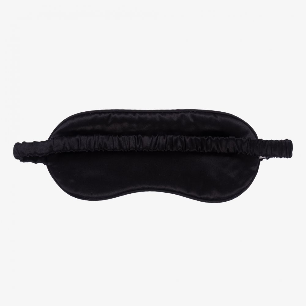 ليتل يولك-قناع للعين حرير لون عاجي بطبعة ورود للبنات | Childrensalon Outlet