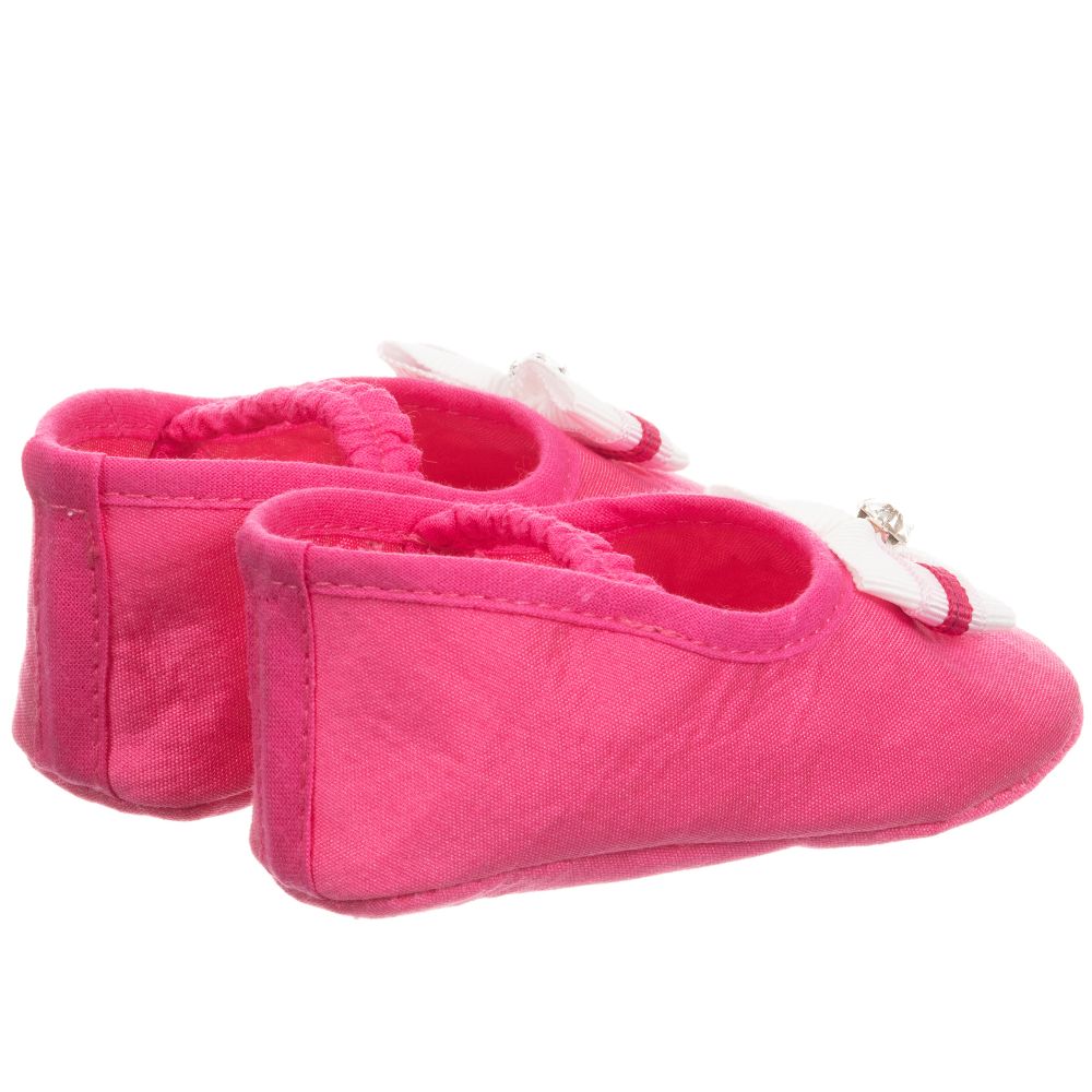 لوريدانا LòLò-حذاء قطن لون زهري للمولودات | Childrensalon Outlet