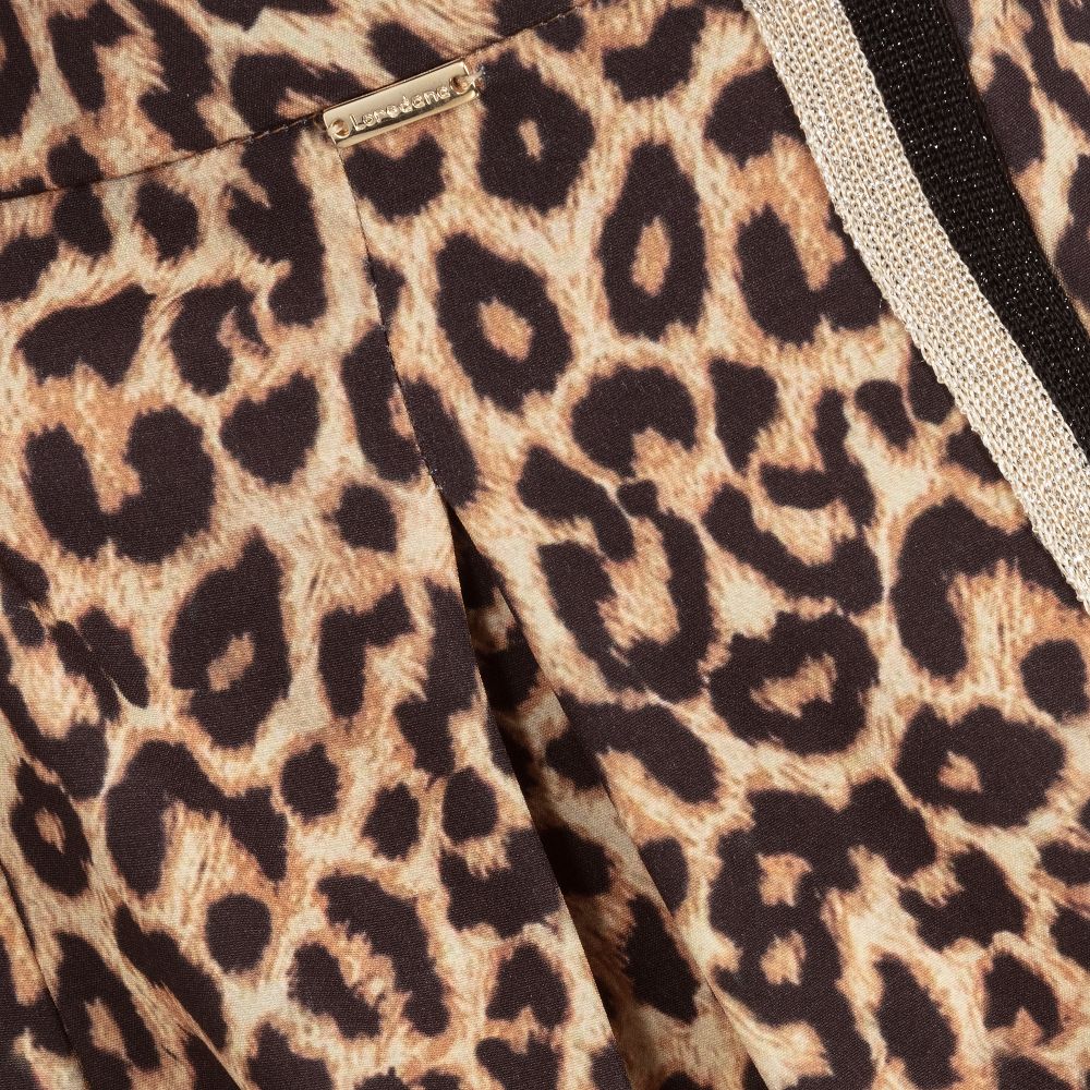 Loredana - Beige Leopard Print Culottes | Childrensalon Outlet