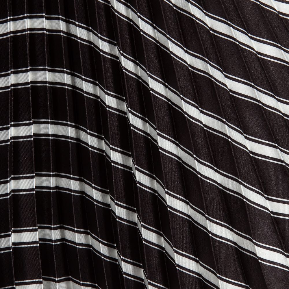 لوريدانا-فستان بكسرات لون أسود وأبيض | Childrensalon Outlet