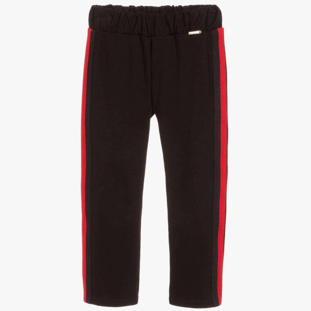 Loredana-Girls Black Jersey Trousers | Childrensalon Outlet