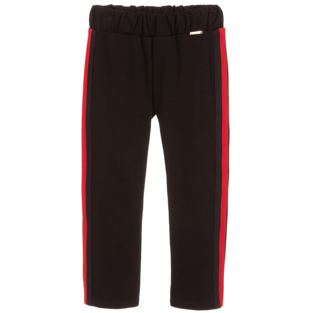 Loredana-Girls Black Jersey Trousers | Childrensalon Outlet