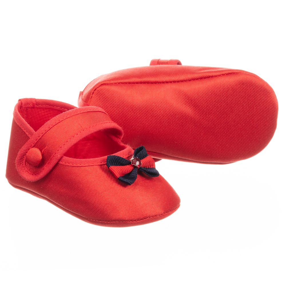 Loredana - Girls Red Pre-Walker Shoes 