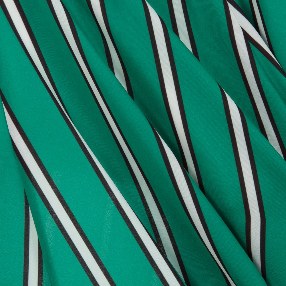 Loredana-Green Silky Striped Culottes | Childrensalon Outlet