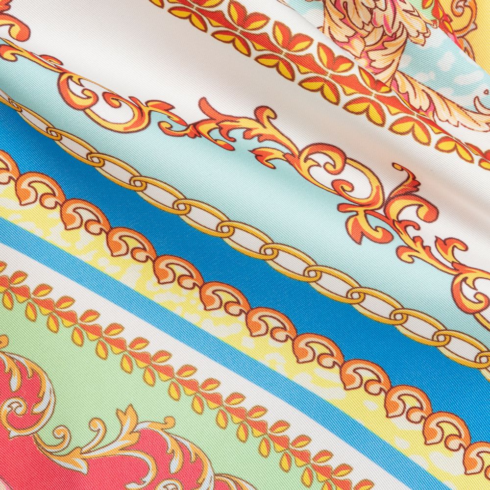 Loredana-Pink & Blue Culotte Trousers | Childrensalon Outlet