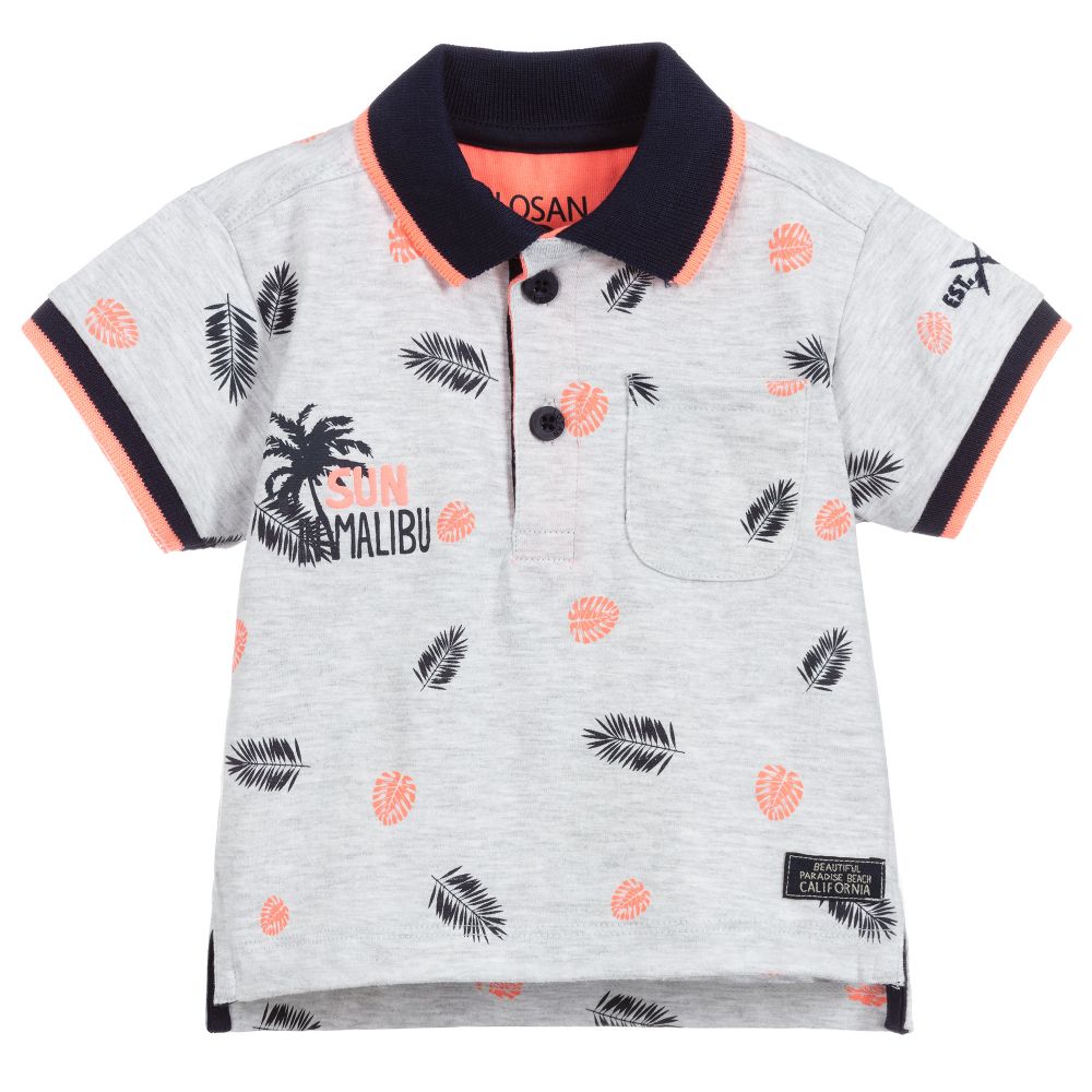 Losan - Baby Boys Grey Shirt | Childrensalon