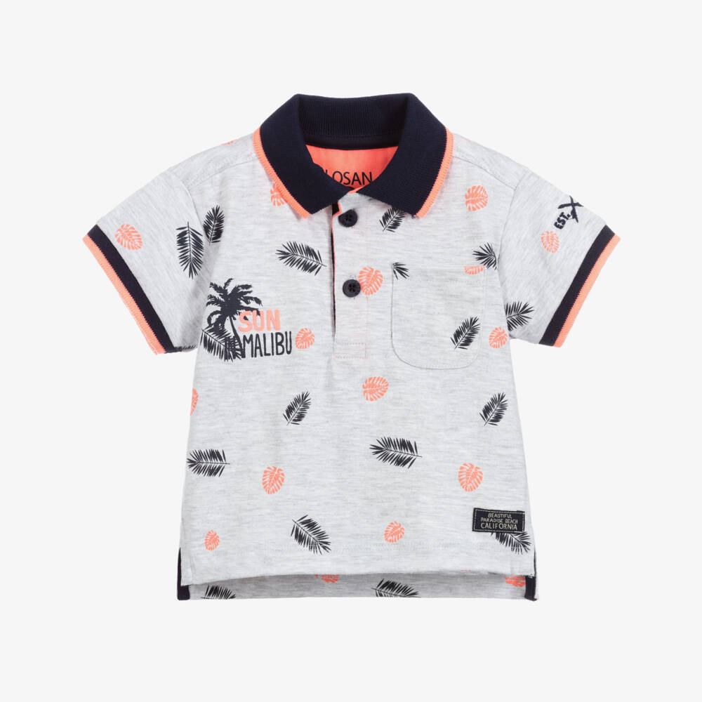 Losan-Baby Boys Grey Shirt | Childrensalon Outlet