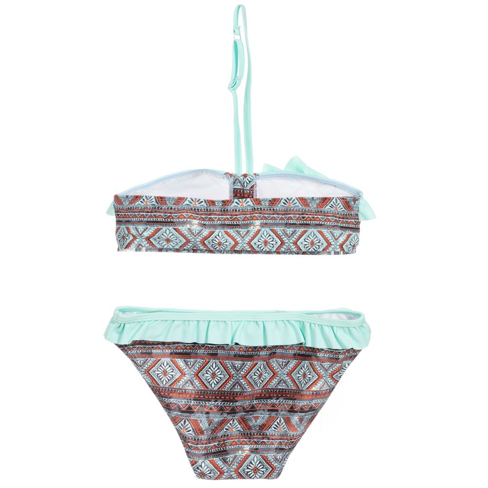 Losan-Girls Green Printed Bikini | Childrensalon Outlet