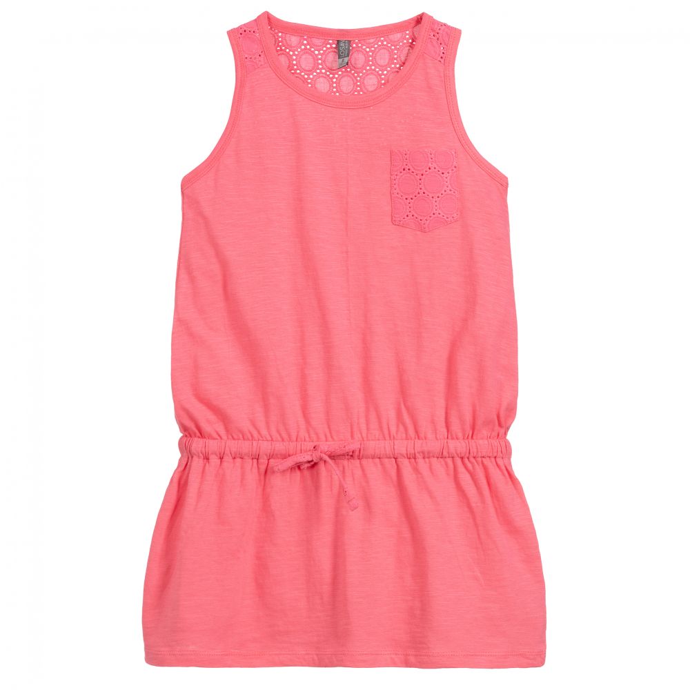 Losan - Girls Pink Cotton Dress | Childrensalon