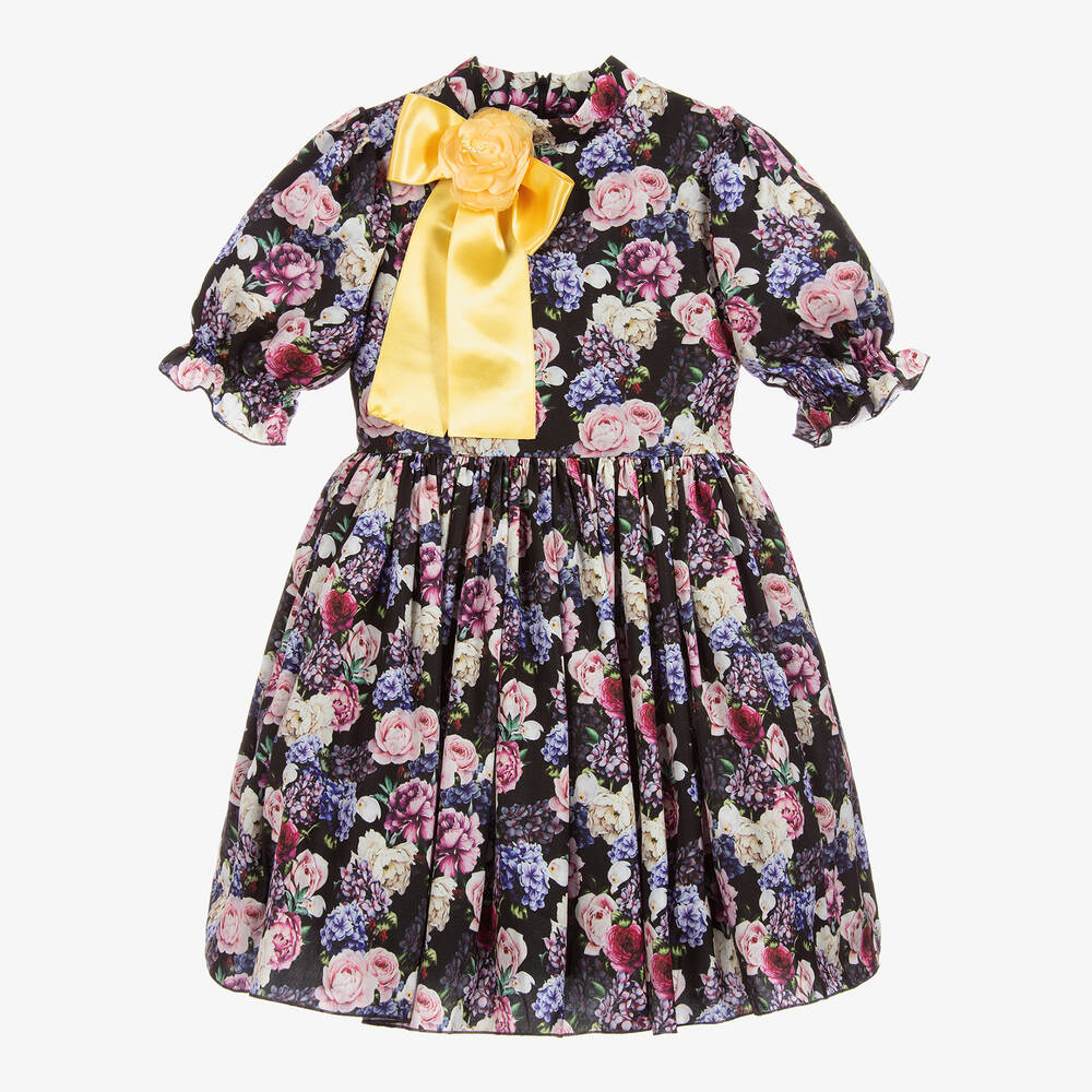 Love Made Love - Girls Floral Chiffon Dress | Childrensalon