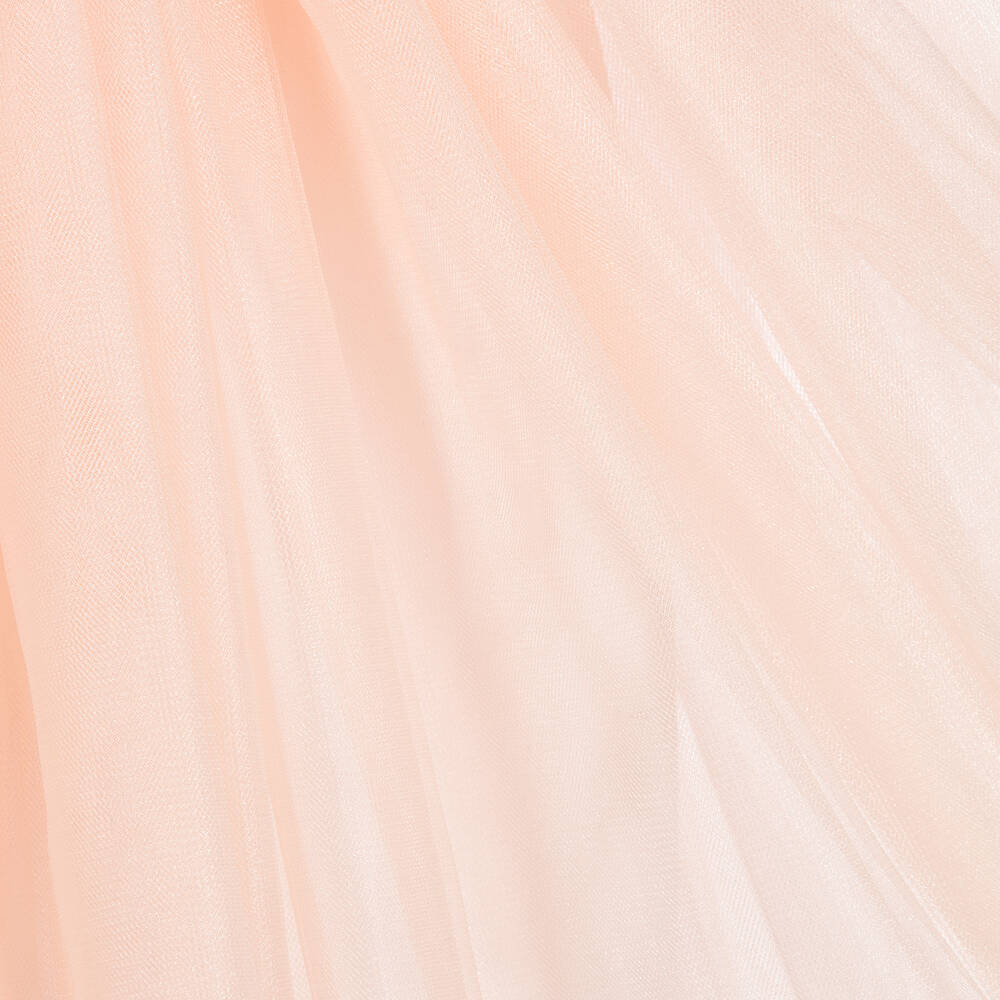 لاف ميد لاف-فستان بنات دانتيل وتول لون زهري  | Childrensalon Outlet