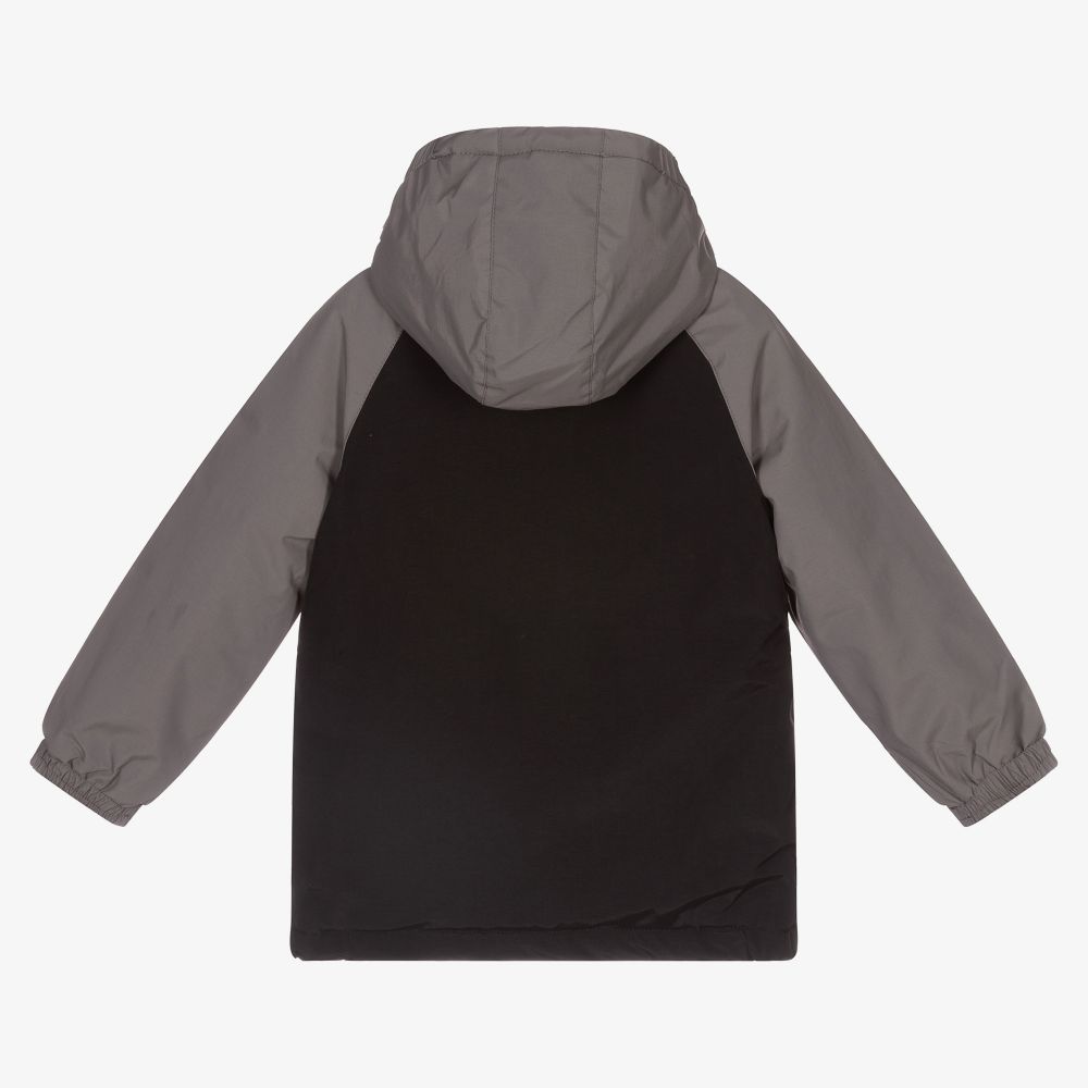 Lyle & Scott-Boys Black & Grey Jacket | Childrensalon Outlet