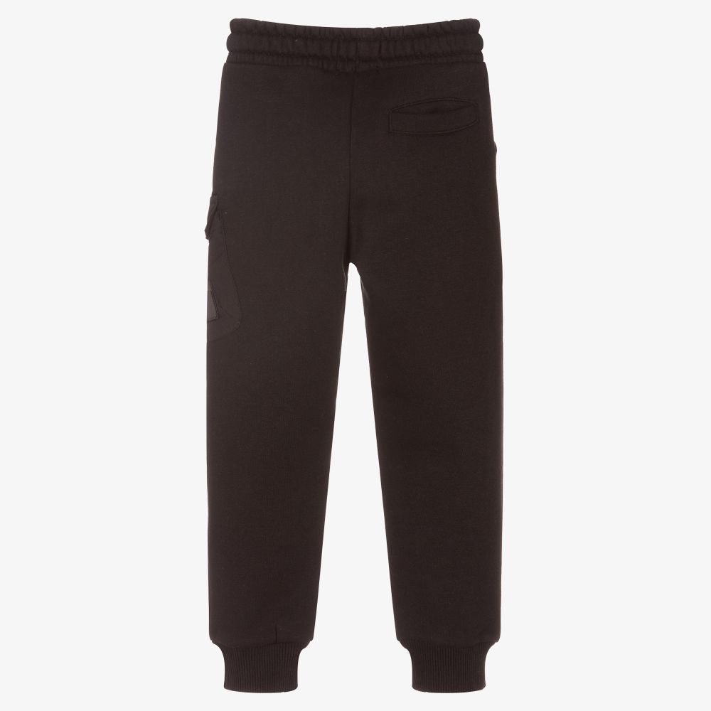 Boys black joggers sale