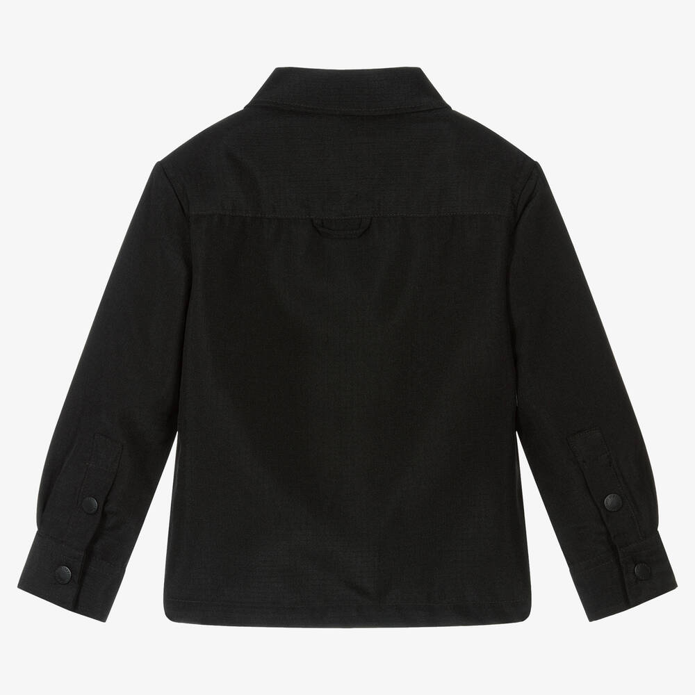 Lyle & Scott-Boys Black Shacket | Childrensalon Outlet