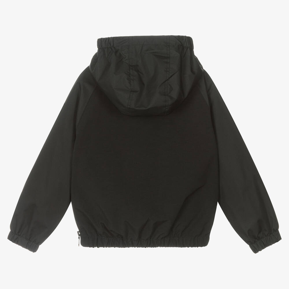 لايل آند سكوت-Boys Black Showerproof Jacket | Childrensalon Outlet