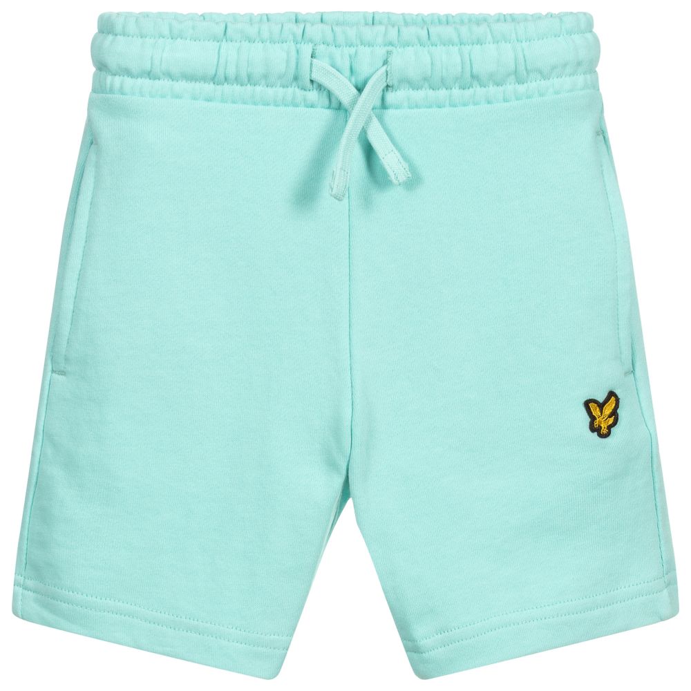 Lyle & Scott - Boys Blue Cotton Shorts | Childrensalon