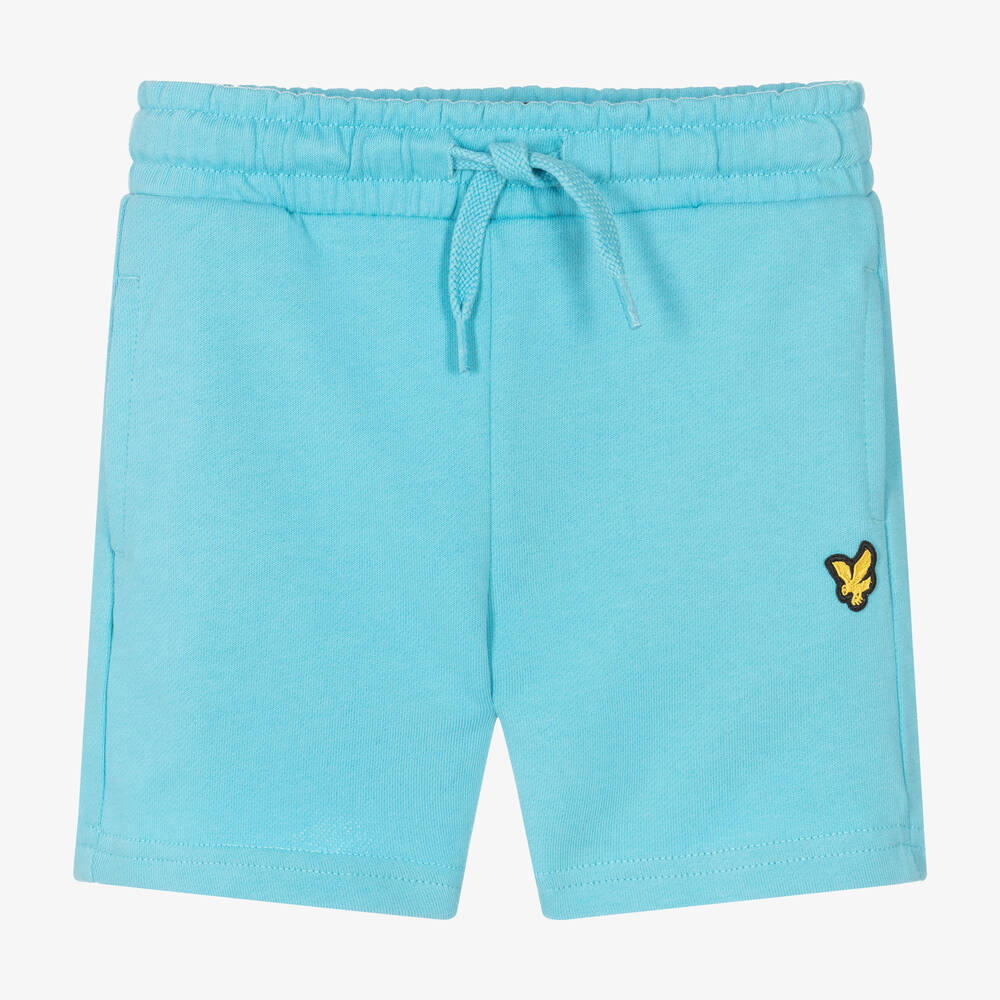 Lyle & Scott - Boys Blue Cotton Shorts | Childrensalon