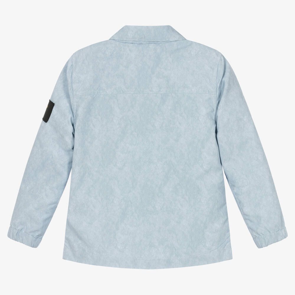 Lyle Scott Boys Blue Cotton Showerproof Jacket