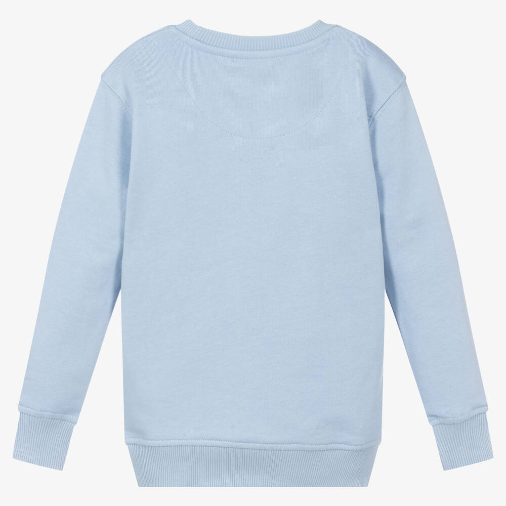 Lyle Scott Boys Blue Cotton Sweatshirt